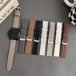 xDfind Flat Head Black Shark Fine Grain Leather Watch Band - Image 2