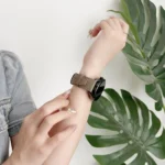 xDfind Flat Head Black Shark Fine Grain Leather Watch Band - Image 4