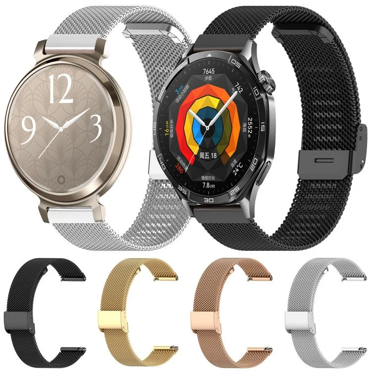 EDA0081176_B1.webp xDfind Buckle Metal Mesh Watch Band - Image 2