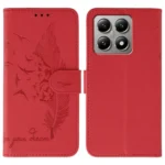 Feather Pattern Litchi Texture Leather Phone Case, For Xiaomi 14T