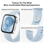Nail Buckle Solid Color Silicone Watch Band - Image 6