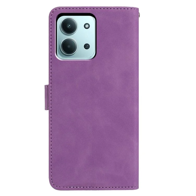 EDA008122404A_2.webp Moonlit Butterfly Dance Pattern Embossed Leather Phone Case, For Redmi 15C 4G 171.5mm, For Redmi 15C 4G / 15C 5G 173.1mm - Image 3