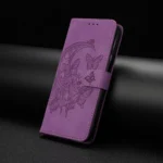 Moonlit Butterfly Dance Pattern Embossed Leather Phone Case, For Redmi 15C 4G 171.5mm, For Redmi 15C 4G / 15C 5G 173.1mm - Image 6