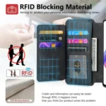 CaseNeo MagSafe RFID Anti-theft Zipper Wallet Retro Leather Phone Case, For OPPO Reno13 F, For OPPO A3 Pro Global / A80 5G, For OPPO A58 4G - Image 9