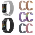 For Fitbit Charge 6 / 5 xDfind Milanese Magnetic Metal Watch Band - Image 2