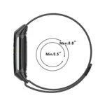 For Fitbit Charge 6 / 5 xDfind Milanese Magnetic Metal Watch Band - Image 7