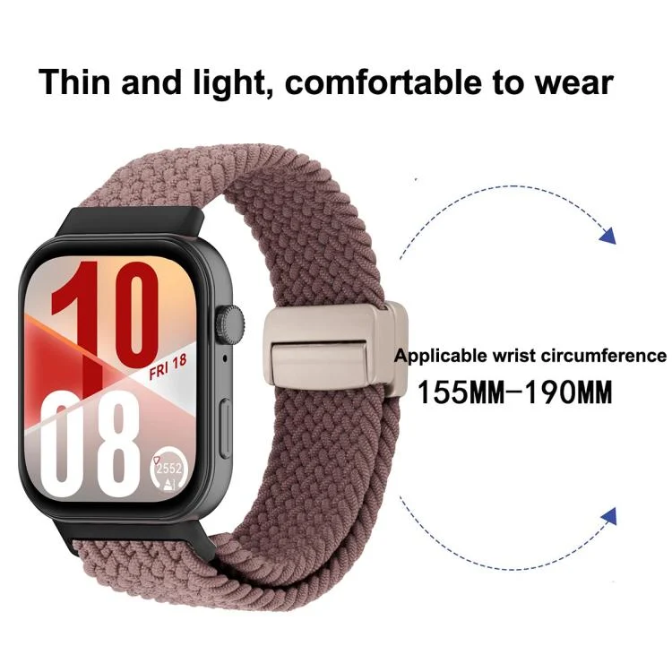 EDA0081338_B4.webp Magnetic Buckle Loop Woven Watch Band - Image 5