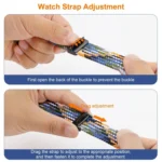 Magnetic Buckle Loop Woven Watch Band - Image 7
