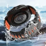 Striped Two Color Silicone Watch Band - Image 6