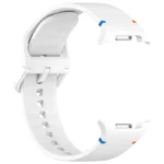 For Samsung Galaxy Watch8 Classic 46mm / Watch8 44mm / 40mm xDfind Stitched Solid Color Silicone Watch Band - Image 11