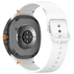 For Samsung Galaxy Watch8 Classic 46mm / Watch8 44mm / 40mm xDfind Stitched Solid Color Silicone Watch Band - Image 9