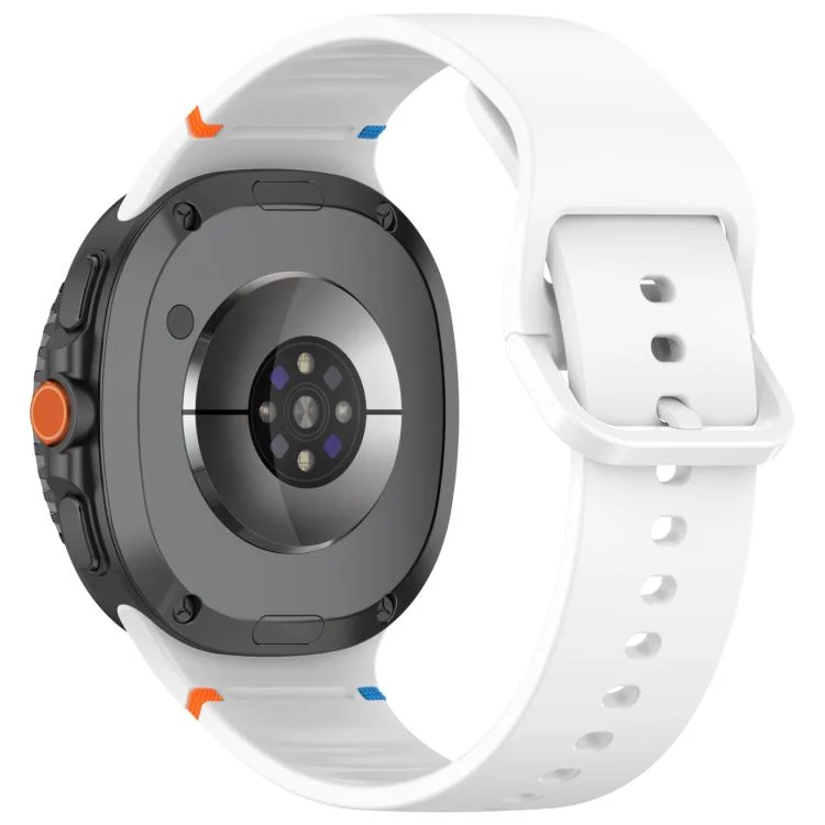 EDA008147002A_1.webp For Samsung Galaxy Watch8 Classic 46mm / Watch8 44mm / 40mm xDfind Stitched Solid Color Silicone Watch Band - Image 9