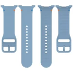 For Samsung Galaxy Watch8 Classic 46mm / Watch8 44mm / 40mm xDfind Stitched Solid Color Silicone Watch Band - Image 5