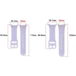 For Samsung Galaxy Watch8 Classic 46mm / Watch8 44mm / 40mm xDfind Wavy Grain Stitched Silicone Watch Band - Image 3