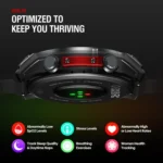 Zeblaze Stratos 4 Rugged Outdoor GPS Smart Watch 1.43 inch Screen 5 ATM & IP69K - Image 6