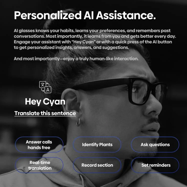 EDA0081566_B6.webp Zeblaze Eyewear AI Shooting Glasses Open-ear Audio AI Assistance - Image 7