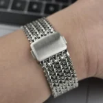 Mesh Magnetic Stainless Steel Watch Band, For Apple Watch 46mm / 49mm / 45mm / 44mm, For Apple Watch 42mm / 41mm / 40mm / 38mm - Image 6