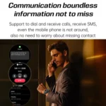 KT85 1.43 inch Screen 5ATM Outdoor Sports Smart Watch with Strong Flashlight - Image 11