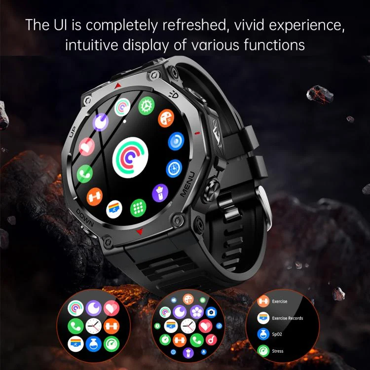 EDA008164901_B12.webp KT85 1.43 inch Screen 5ATM Outdoor Sports Smart Watch with Strong Flashlight - Image 13