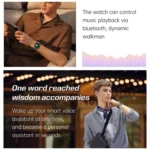 KT85 1.43 inch Screen 5ATM Outdoor Sports Smart Watch with Strong Flashlight - Image 15