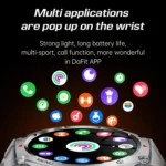KT85 1.43 inch Screen 5ATM Outdoor Sports Smart Watch with Strong Flashlight - Image 16