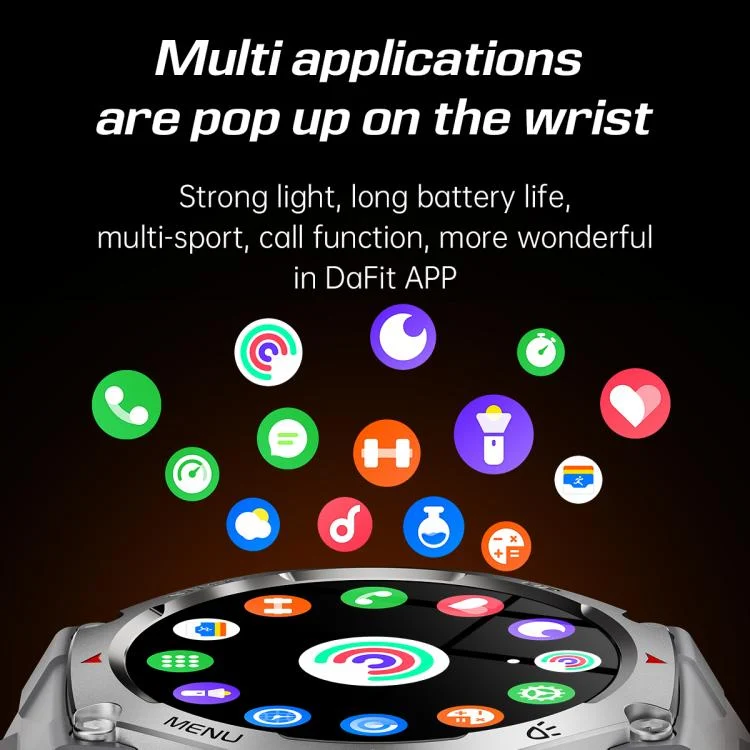 EDA008164901_B15.webp KT85 1.43 inch Screen 5ATM Outdoor Sports Smart Watch with Strong Flashlight - Image 16