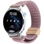 Magnetic Buckle Breathable Knitted Nylon Watch Band