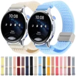 Magnetic Buckle Breathable Knitted Nylon Watch Band - Image 2