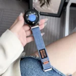 Kalebol 18mm Universal Nylon Loop Fastener Denim Watch Band - Image 7