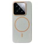 Thin Circle MagSafe Litchi Grain TPU Phone Case, For Xiaomi 14