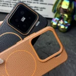 Thin Circle MagSafe Litchi Grain TPU Phone Case, For Xiaomi 14 - Image 4