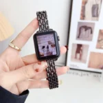Water Drop Zinc Alloy Watch Band, For Apple Watch 46mm / 49mm / 45mm / 44mm, For Apple Watch 42mm / 41mm / 40mm / 38mm - Image 5