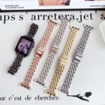 Water Drop Zinc Alloy Watch Band, For Apple Watch 46mm / 49mm / 45mm / 44mm, For Apple Watch 42mm / 41mm / 40mm / 38mm - Image 3