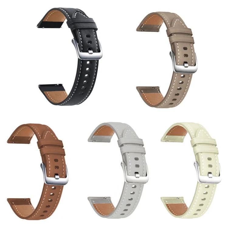 EDA0081908_B7.webp xDfind Flat Head Black Shark Fine Grain Leather Watch Band - Image 8