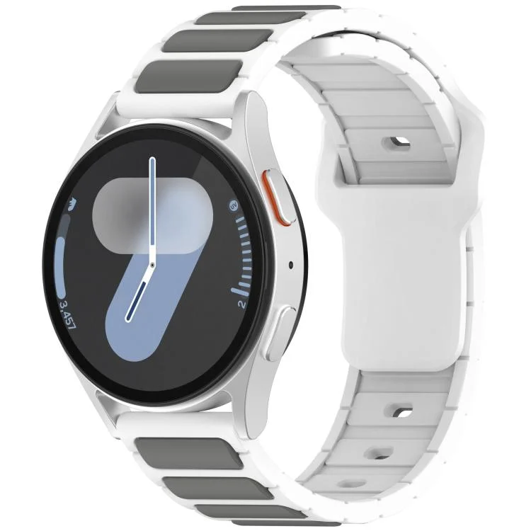 I-Shaped Dual Color Silicone Watch Band