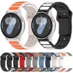 I-Shaped Dual Color Silicone Watch Band - Image 2
