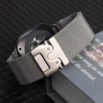 Umbrella Buckle Milanese Stainless Steel Watch Band - Image 4