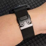 Umbrella Buckle Milanese Titanium Steel Watch Band - Image 6