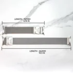 Umbrella Buckle Milanese Titanium Steel Watch Band - Image 8
