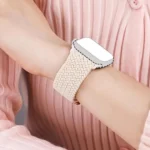 Ladder Buckle Loop Nylon Watch Band with Film Frosted PC Cover - Image 9