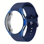 Silicone Watch Band with PC Case