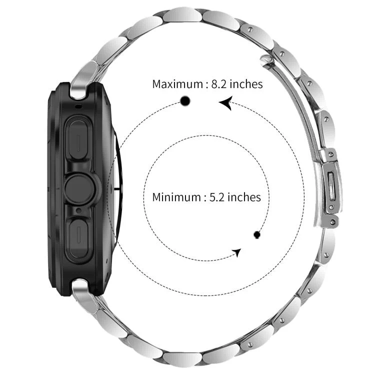 EDA0081976_B2.webp Five Beads Stainless Steel Metal Watch Band - Image 3