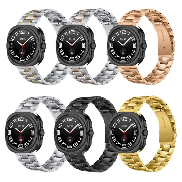 EDA0081976_B3.webp Five Beads Stainless Steel Metal Watch Band - Image 4