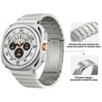 One Bead Side Slide Quick Release Buckle Titanium Alloy Watch Band - Image 3
