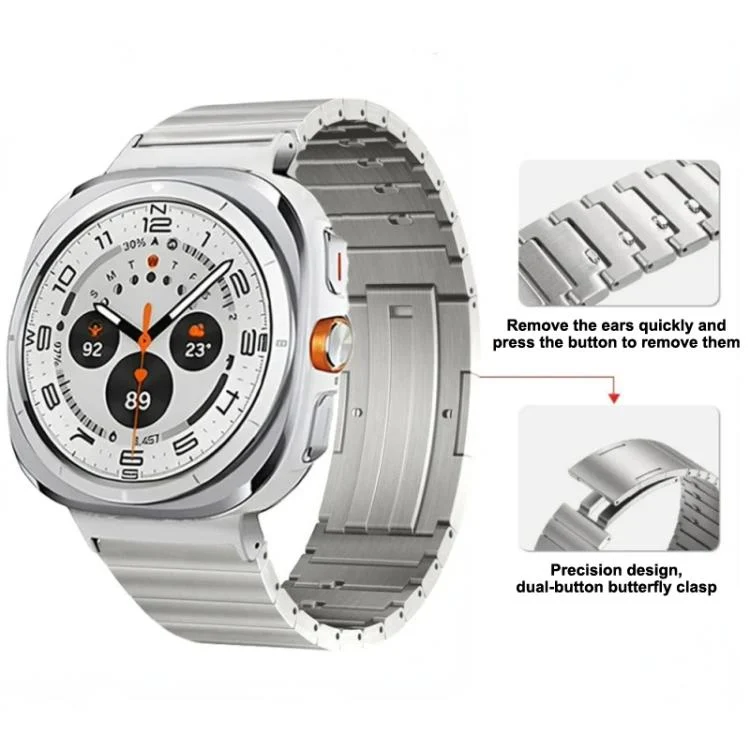 EDA0081978_B2.webp One Bead Side Slide Quick Release Buckle Titanium Alloy Watch Band - Image 3