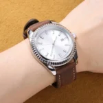 xDfind Retro Crazy Horse Texture Leather Watch Band - Image 3