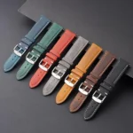 xDfind Retro Crazy Horse Texture Leather Watch Band - Image 4