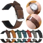 xDfind Retro Crazy Horse Texture Leather Watch Band - Image 7