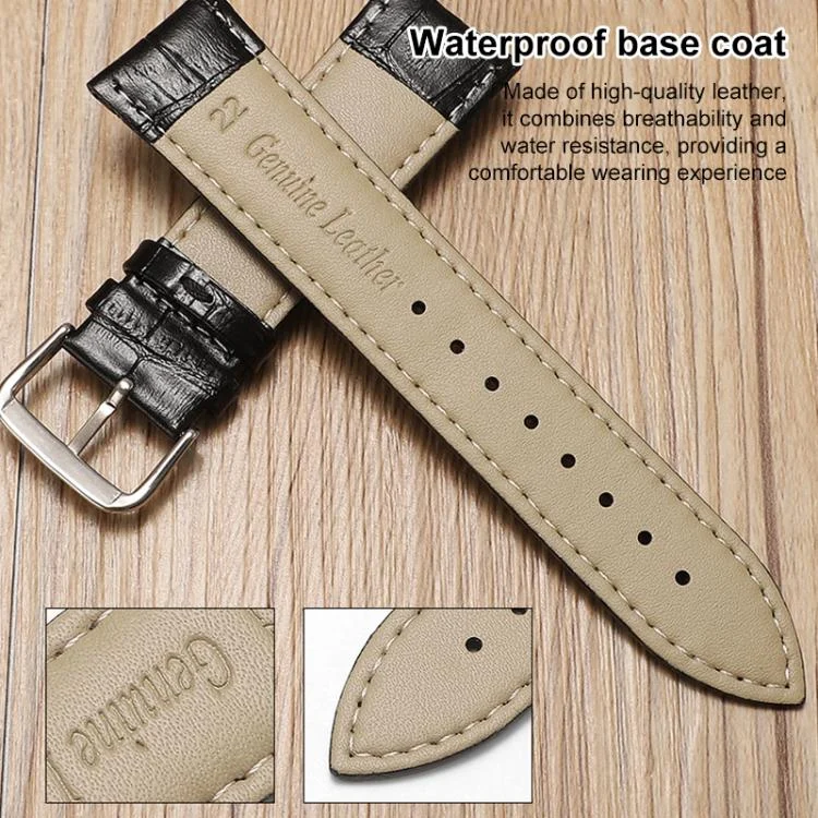 EDA0082003_B4.webp xDfind Bamboo Texture Pin Buckle Leather Watch Band - Image 5
