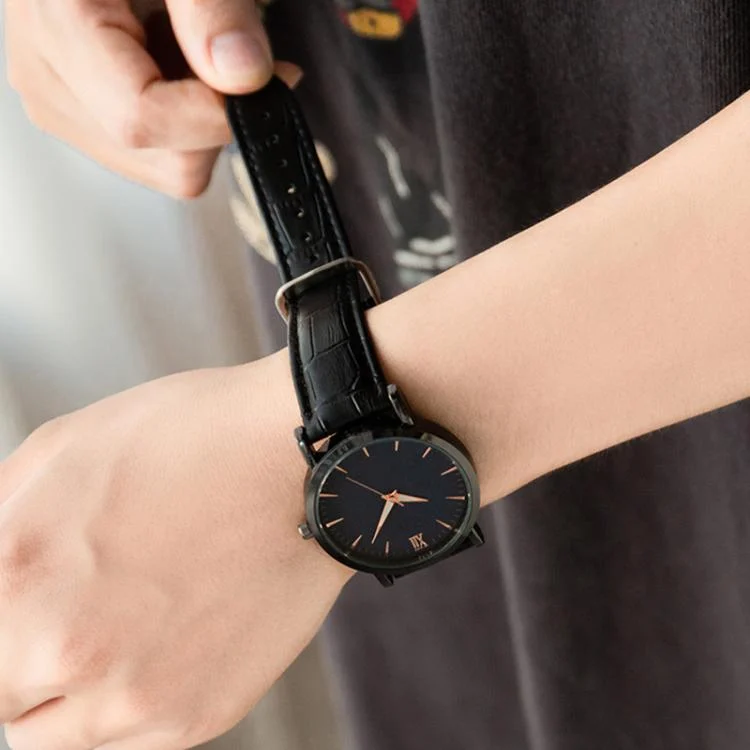 EDA0082003_B5.webp xDfind Bamboo Texture Pin Buckle Leather Watch Band - Image 6